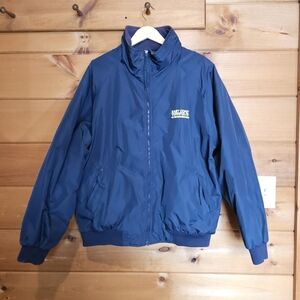 Blue East Coast Toyota Fleece Lined 90s Windbreaker
